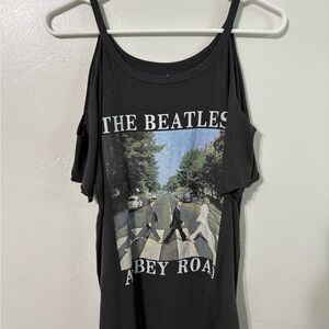 The Beatles Black Graphic Tee